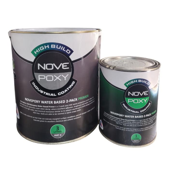<b>Novepoxy - Primer</b><br>Water Based Epoxy<br>2 Pack