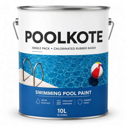<b>Poolkote</b><br>Chlorinated Rubber 10L