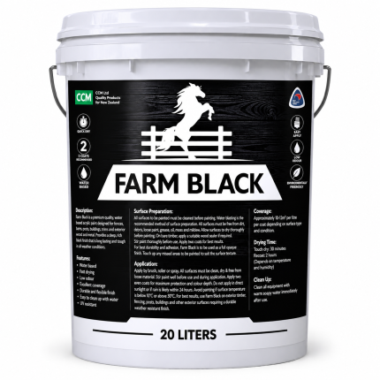 <b>Farm Black</b><br>20 & 200 Litre<br>Black