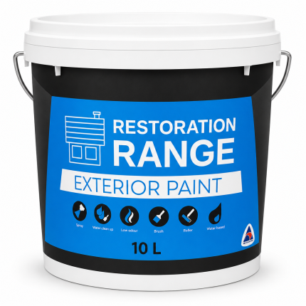 <b>Restoration Range</b><br>Exterior Paint<br>Semi Gloss