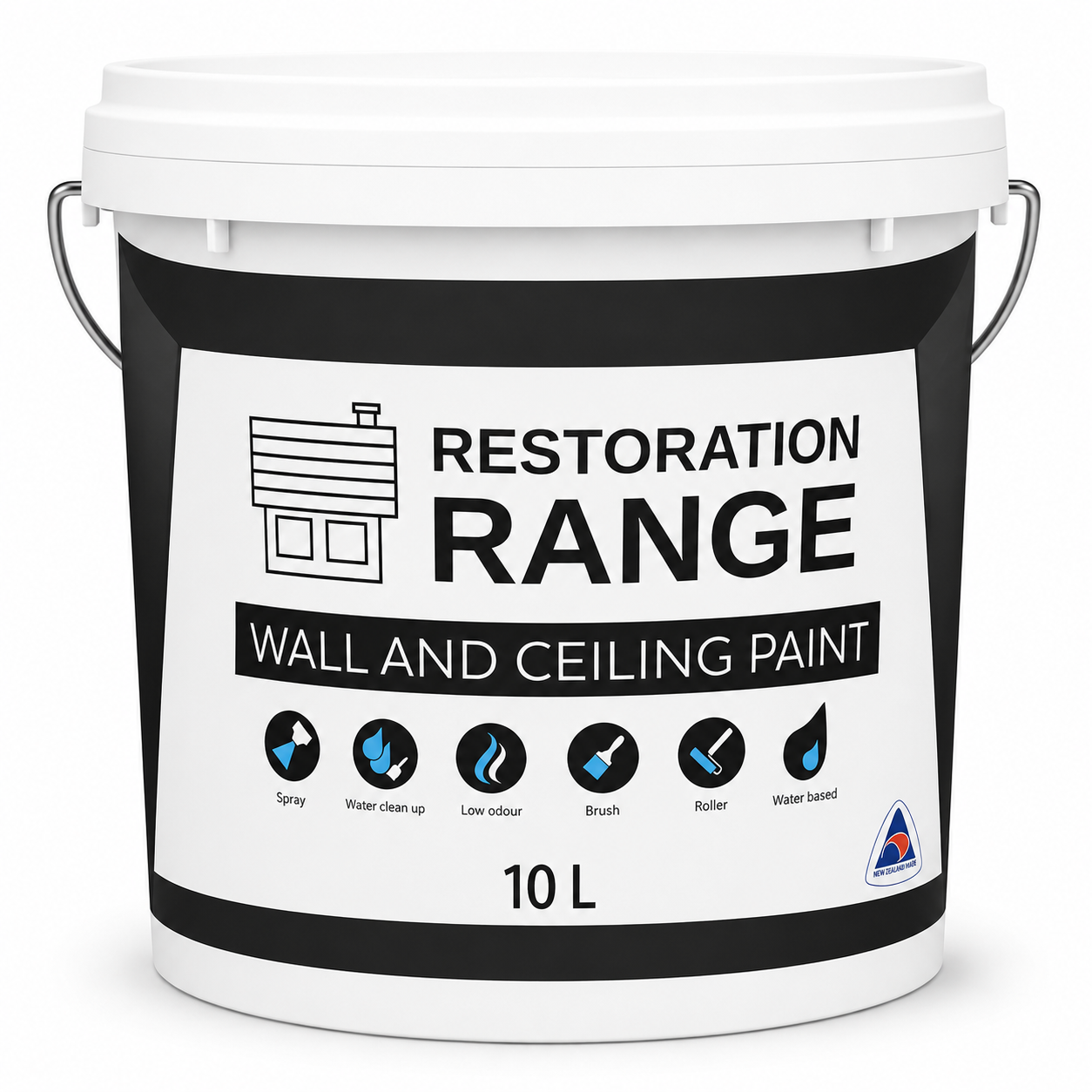 <b>Restoration Range</b><br>Wall and Ceiling<br>Low Sheen