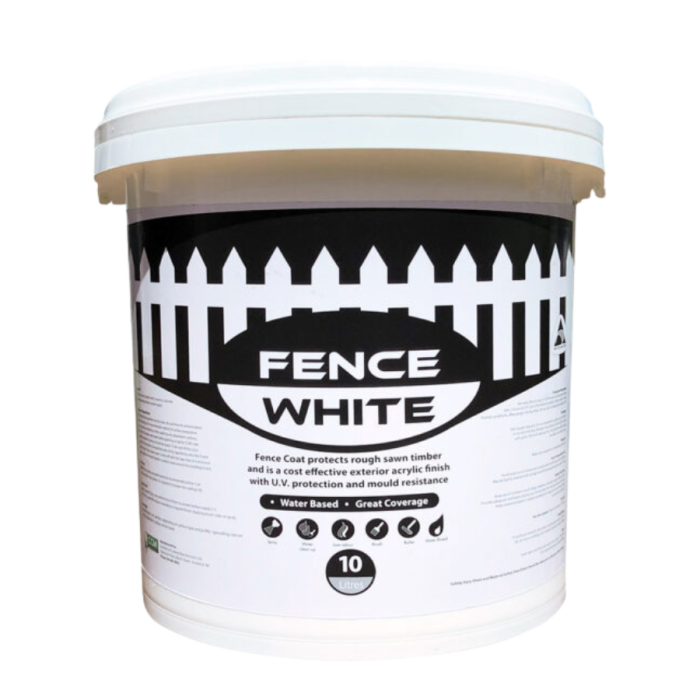 <b>Fence White</b><br>10 Litre<br>White