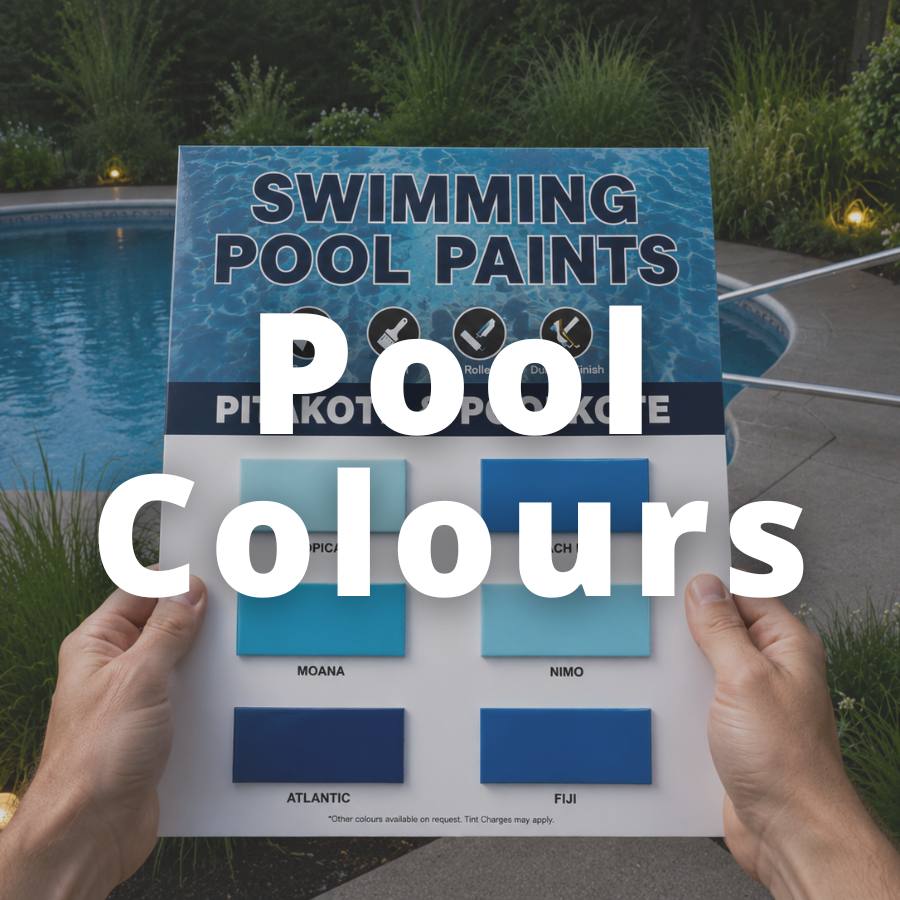 Astra Paints Pool Paint colours - Pitakote and Poolkote